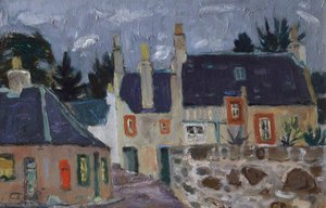 Gattonside — Sir William George Gillies, Cubist Landscape