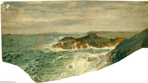 Sea And Rocks — Sidney Herbert Sime