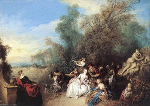 Relaxing In The Country — Jean-baptiste Pater