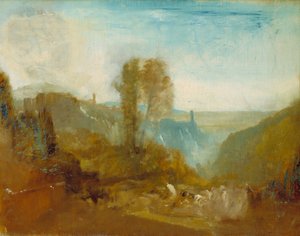 Tivoli, The Cascatelle — J.m.w. Turner, Romanticism