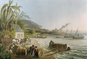 Carting And Putting Sugar Hogsheads On Board — William Clark