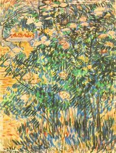 Flowering Shrubs — Vincent Willem Van Gogh, Post-impressionism