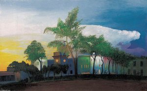 Fortress With Arabs Riding Camels — Tivadar Csontváry Kosztka