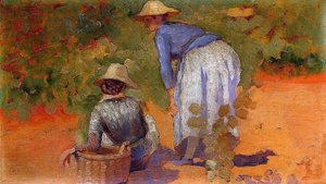 Study For 'the Grape Pickers' 1 — Henri Edmond Cross