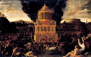 Funeral Of An Emperor — Domenichino (domenico Zampieri)