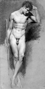 Academic Male Nude — Pierre-paul Prud'hon