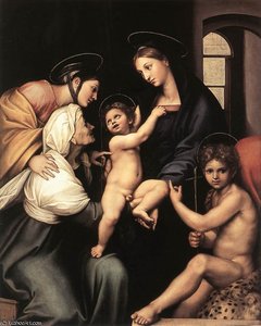 The Sistine Madonna (detail)3 — Raphael, Renaissance Humanism