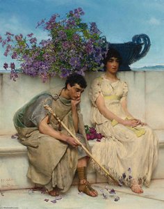 An Eloquent Silence — Lourens Alma Tadema