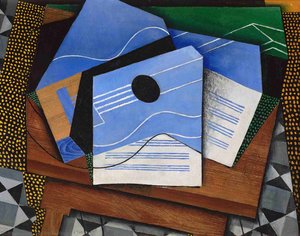 Guitar On A Table — Juan Gris, Cubism