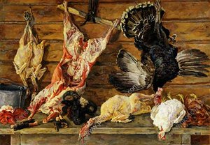 Still Life. Meat And Poultry. — Pyotr Konchalovsky