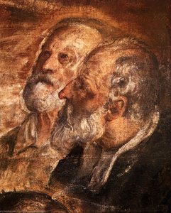 The Assumption Of The Virgin (detail) — Jacopo Tintoretto, Baroque Drama Light
