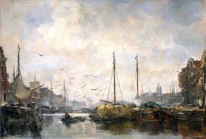 View Of A Town — Jacob Henricus Maris