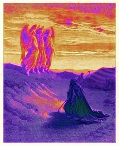 Abraham And The Three Angels — ギュスターヴ・ドレ
