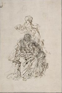 Studies For An Education Of The Virgin — Sebastiano Ricci