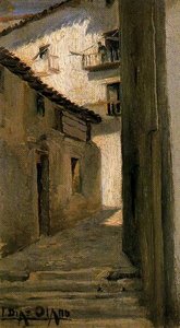 Street In Motrico — Ignacio Díaz Olano