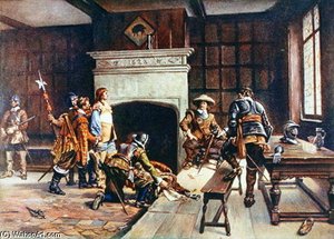Oliver Cromwell At The Blue Boar In Holborn — Ernest Crofts