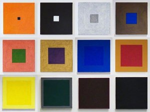 Squares In Squares (polyptych) — Bob Brighton
