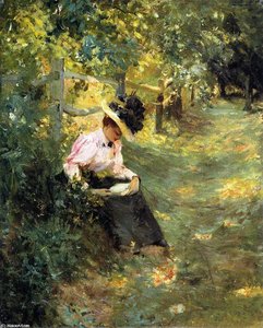 The Lane — Theodore Robinson, American Impressionism