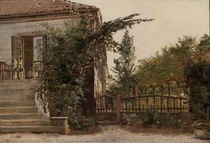 The Garden Steps Leading To The Artist — Christen Købke, Danish Golden Age