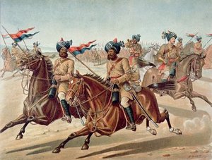 Scouts Of The 10th Bengal Lancers — Richard Simkin