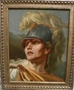 ETUDE DE TETE DE GUERRIER CASQUE