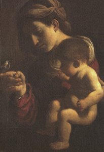 La Madonna Del Passero — Guercino