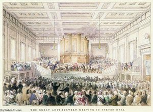 The Great Anti-slavery Meeting Of At Exeter Hall — Thomas Hosmer Shepherd