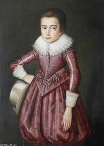 Portrait Of An Unknown Boy — Robert Peake The Elder