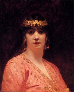 Portrait Of An Arab Woman — Jean-joseph Benjamin-constant