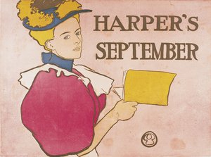 'harper's September', (35 X 46 Cm) (1896) — Edward Penfield