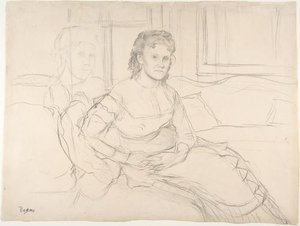 Study For Mme Théodore Gobillard — Edgar Degas