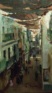 Street Of The Snakes In Seville — Ilya Yefimovich Repin