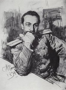Portrait Of V.a. Zhirkevich — Ilya Yefimovich Repin