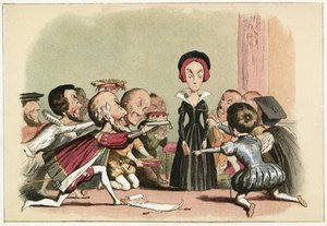 Lady Jane Dudley Pressed To Accept The Crown — Richard Doyle