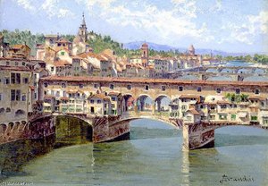 Ponte Vecchio Zu Florenz — Antonietta Brandeis