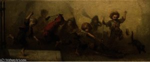 Chasing The Cat — Thomas George Webster