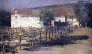 Moonlight, Giverny — Theodore Robinson