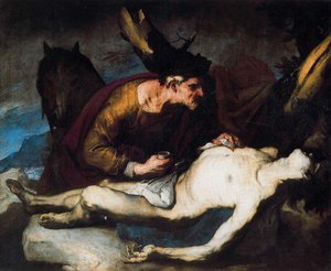 The Good Samaritan — Luca Giordano