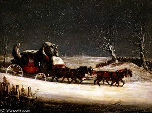 The Royal Mail in Deep Snow