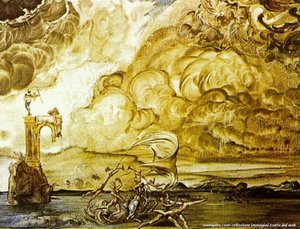 The Triumph Of Tourbillon, 1943 — Salvador Dalí, Surrealism