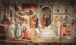 Disputation In The Synagogue — Filippo Di Tommaso Lippi, Renaissance