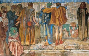 The Arrival Of St Paul At Rome — Frank Brangwyn