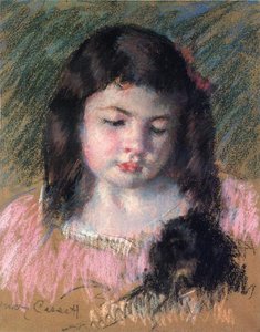 Bust Of Francoise Looking Down — Mary Stevenson Cassatt