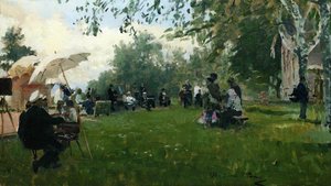 On The Academic Cottage — Ilya Yefimovich Repin