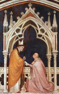 Consecration Of The Chapel, Detail, Approx. 1321, Fr — Simone Martini