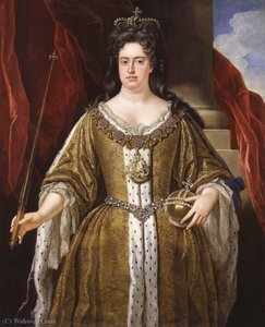 Portrait Of Queen Anne — Johann Closterman