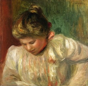 Bust Of A Girl — Pierre-auguste Renoir, Impressionism
