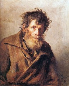 A Shy Peasant. — Иља Репин, Contemporary Realism