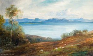 Broadford From The Mainland — John Macwhirter