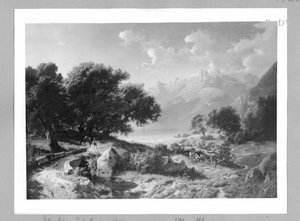 Morning At The Lake Of Como — Йоханн Монглес Калверхаус